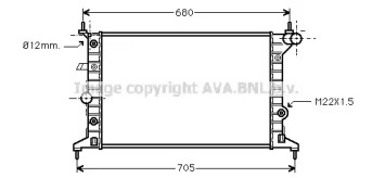 Теплообменник (AVA QUALITY COOLING: OL2219)