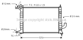 Теплообменник (AVA QUALITY COOLING: OL2221)