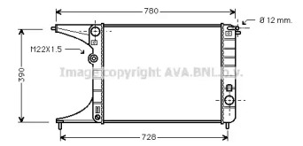 Теплообменник (AVA QUALITY COOLING: OL2245)