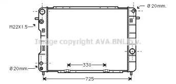 Теплообменник (AVA QUALITY COOLING: OL2246)