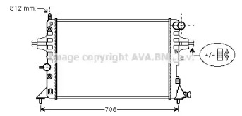 Теплообменник (AVA QUALITY COOLING: OL2254)