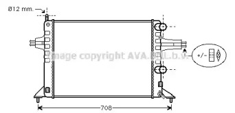 Теплообменник (AVA QUALITY COOLING: OL2257)