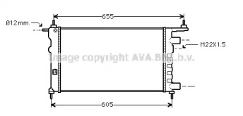 Теплообменник (AVA QUALITY COOLING: OL2261)