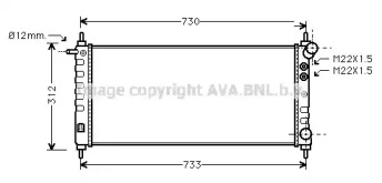 Теплообменник (AVA QUALITY COOLING: OL2263)