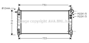 Теплообменник (AVA QUALITY COOLING: OL2264)