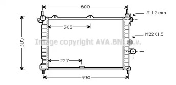 Теплообменник (AVA QUALITY COOLING: OL2266)