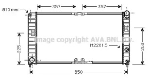 Теплообменник (AVA QUALITY COOLING: OL2284)