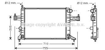 Теплообменник (AVA QUALITY COOLING: OL2306)