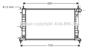 Теплообменник (AVA QUALITY COOLING: OL2323)