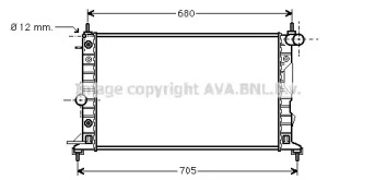 Теплообменник (AVA QUALITY COOLING: OL2324)