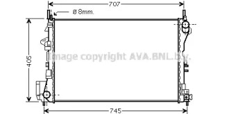 Теплообменник (AVA QUALITY COOLING: OL2338)