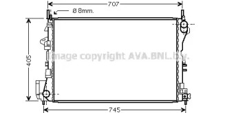 Теплообменник (AVA QUALITY COOLING: OL2339)