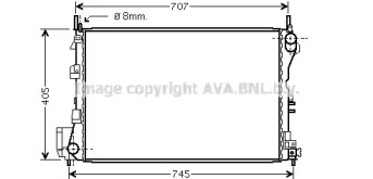 Теплообменник (AVA QUALITY COOLING: OL2340)