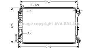 Теплообменник (AVA QUALITY COOLING: OL2341)