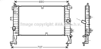 Теплообменник (AVA QUALITY COOLING: OL2346)