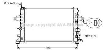 Теплообменник (AVA QUALITY COOLING: OL2363)