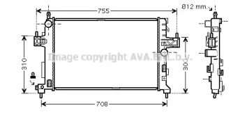 Теплообменник (AVA QUALITY COOLING: OL2380)