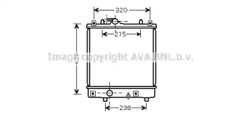 Теплообменник (AVA QUALITY COOLING: OL2382)