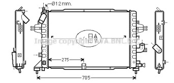 Теплообменник (AVA QUALITY COOLING: OL2383)