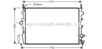 Теплообменник (AVA QUALITY COOLING: OL2387)