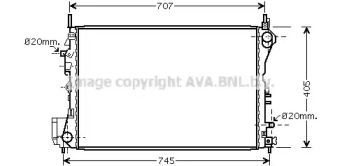 Теплообменник (AVA QUALITY COOLING: OL2395)