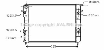 Теплообменник (AVA QUALITY COOLING: OL2406)