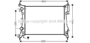 Теплообменник (AVA QUALITY COOLING: OL2408)