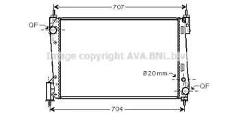 Теплообменник (AVA QUALITY COOLING: OL2423)