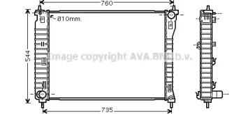 Теплообменник (AVA QUALITY COOLING: OL2435)