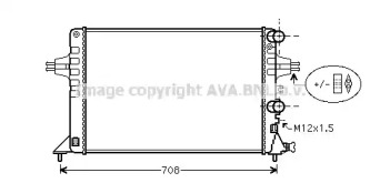 Теплообменник (AVA QUALITY COOLING: OL2444)