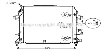 Теплообменник (AVA QUALITY COOLING: OL2460)