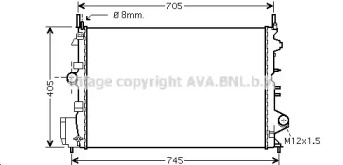 Теплообменник (AVA QUALITY COOLING: OL2462)