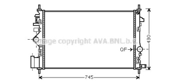 Теплообменник (AVA QUALITY COOLING: OL2474)