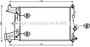 Теплообменник (AVA QUALITY COOLING: OL2545)