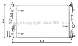 Теплообменник (AVA QUALITY COOLING: OL2547)