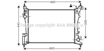 Теплообменник (AVA QUALITY COOLING: OL2574)