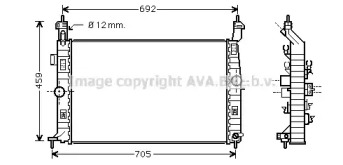 Теплообменник (AVA QUALITY COOLING: OL2583)