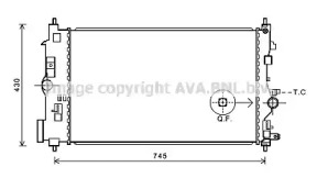 Теплообменник (AVA QUALITY COOLING: OL2591)