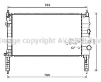 Теплообменник (AVA QUALITY COOLING: OL2654)