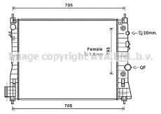 Теплообменник (AVA QUALITY COOLING: OL2655)