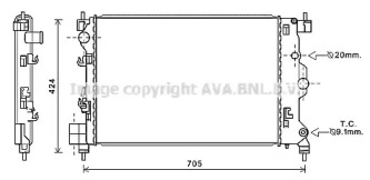 Теплообменник (AVA QUALITY COOLING: OL2666)