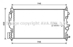 Теплообменник (AVA QUALITY COOLING: OL2683)