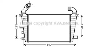 Теплообменник (AVA QUALITY COOLING: OL4416)