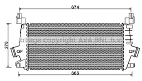 Теплообменник (AVA QUALITY COOLING: OL4548)