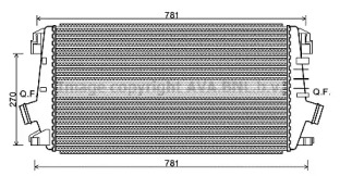 Теплообменник (AVA QUALITY COOLING: OL4550)