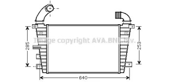 Теплообменник (AVA QUALITY COOLING: OL4585)