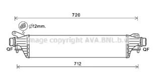 Теплообменник (AVA QUALITY COOLING: OL4663)