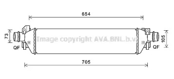 Теплообменник (AVA QUALITY COOLING: OL4664)