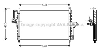 Конденсатор (AVA QUALITY COOLING: OL5223)