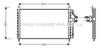 Конденсатор (AVA QUALITY COOLING: OL5226)